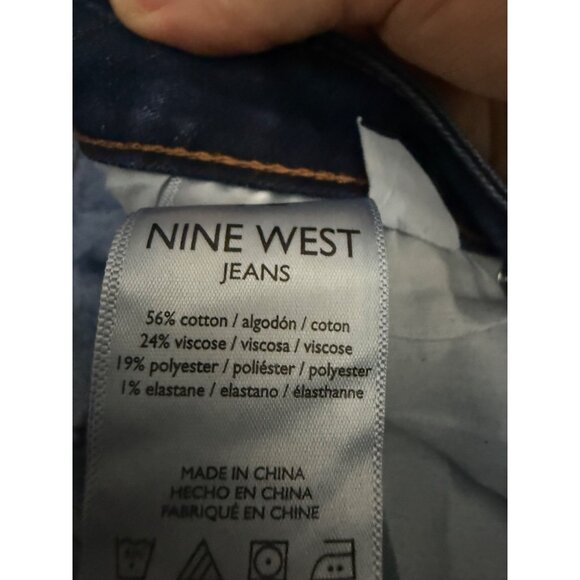 Nine West Jeans Womens Size 12 Blue Skinny Ankle Casual Streetwear Denim - Picture 6 of 7